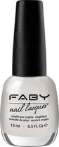 Faby Nagellak Mirror Of My Soul Dames 1,5 Ml Vegan Wit