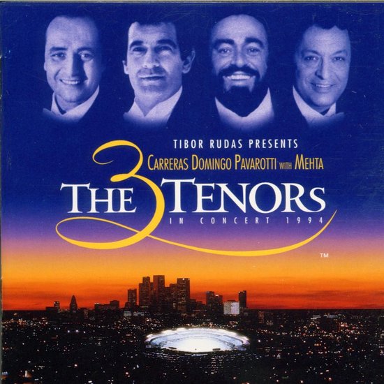 The Three Tenors in Concert 1994 (Klassieke Muziek CD) Live Album
