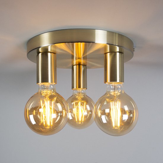 Klassieke vloerlamp brons met witte kap verstelbaar - Ladas Fix Klassieke vloerlamp brons met witte kap verstelbaar - Ladas Fix