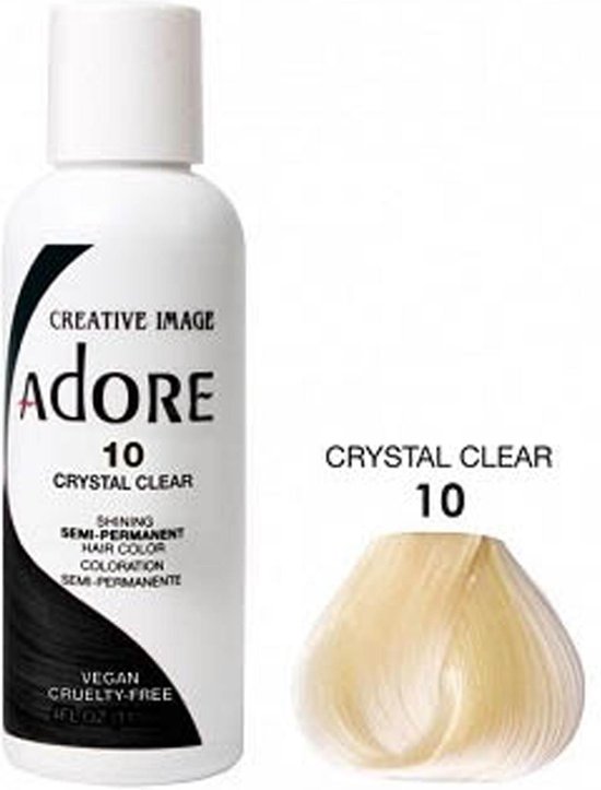 Adore Shining Semi Permanent Hair Color Crystal Clear-10 Haarverf