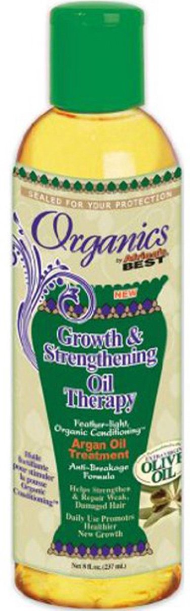 Africas Best Organics Growth & Strengthening Argan Oil Therapy 237 ml