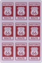 Metalen plaatje - Historic Route 66