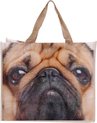 Mopshond Shopping Bag