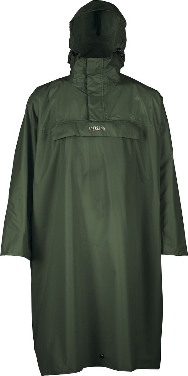 Pro-X Elements - Wandelponcho voor grote rugzak - Matterhorn - Bosgroen - maat M/L