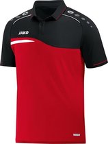 Jako Competition 2.0 Polo - Voetbalshirts  - rood - L