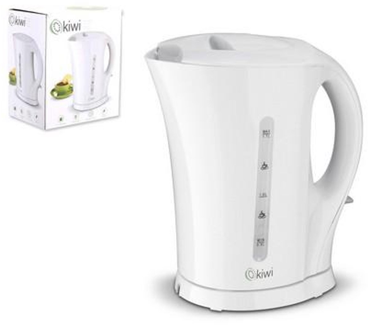Kiwi waterkoker KK-3303 1,7 L 2000W Wit