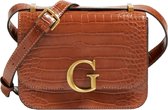 Guess Dames Schoudertassen Corily Convertible Xbody Flap - Cognac