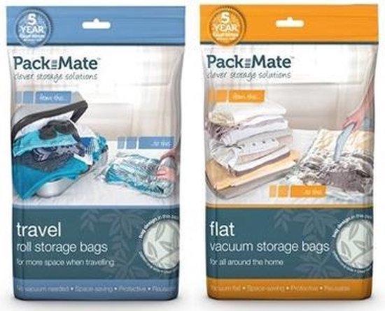 PackMate - Vacuüm Opbergzak - 6-delige set