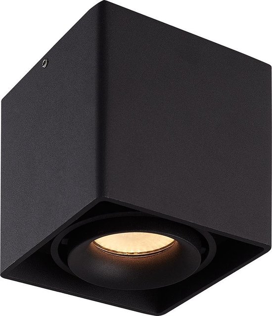 Spot LED HOFTRONIC ™ en saillie Noir - Dimmable et Inclinable - Incl 5W  3000K GU10... | bol.com