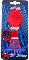 fietstoeter spider-man 13 cm rood/blauw