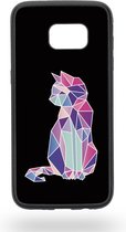 Polygone cat Telefoonhoesje - Samsung Galaxy S7 Edge