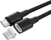 Microconnect USB3.1CC1-MAGNET USB-kabel 1 m USB 3.2 Gen 1 (3.1 Gen 1) USB C Zwart