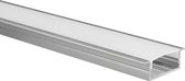 LED strip profiel Marconia aluminium breed 1m incl. melkwitte afdekkap