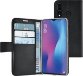 MH by Azuri walletcase - magnetic closure & cardslots - zwart - Huawei P30 Lite