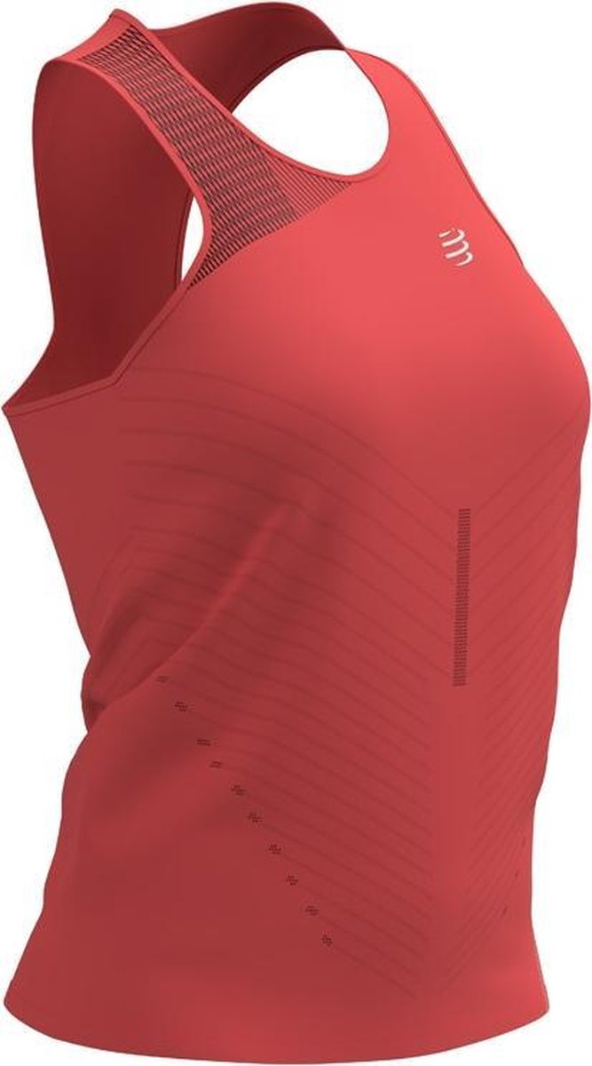 Compressport Performance Tank Dames - sportshirts - roze - Vrouwen