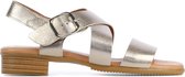 Capobella Vrouwen Leren    Sandalen / Damesschoenen C1004 - Goud - Maat 40