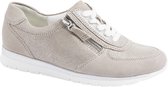 Medicus Dames Taupekleurig suède sneaker - Maat 40