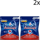 Finish All in 1 Max Regular Vaatwastabletten - 85 Stuks x2