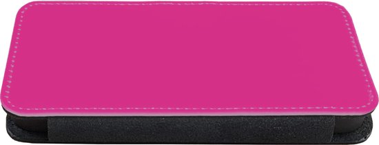 Étui pour téléphone iPhone 12 Bookcase - Fuchsia - Fluo - Couleurs - Avec compartiments - Étui portefeuille avec fermeture magnétique