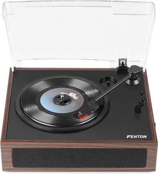 Fenton RP170D Platenspeler met Bluetooth, Auto Stop, 3