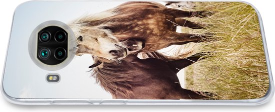Coque Xiaomi Mi 10T Lite 5G - Paarden - Herbe - Printemps - Coque de téléphone en Siliconen