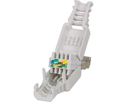 RJ45 Connector Cat6a / Cat7 - LAN stekker - Afgeschermd - FTP voor soepele en stugge kern - Field Plug - Herbruikbaar - Netwerk - Internet - RJ45 Stekker