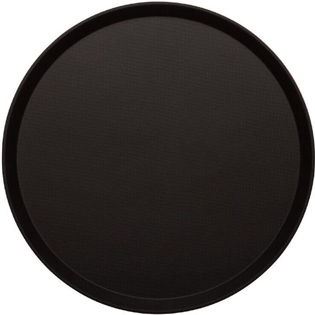 Cambro Treadlite Rond Antislip Glasvezel Dienblad Zwart 40,5cm DB004