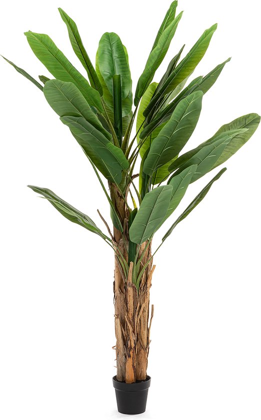 Foretti bananenboom - Kunstplant - 200 cm - Voor binnen- en buitengebruik
