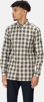 Het Regatta Lance shirt - outdoorshirt - heren - katoen - Coolweave - Donker Khaki
