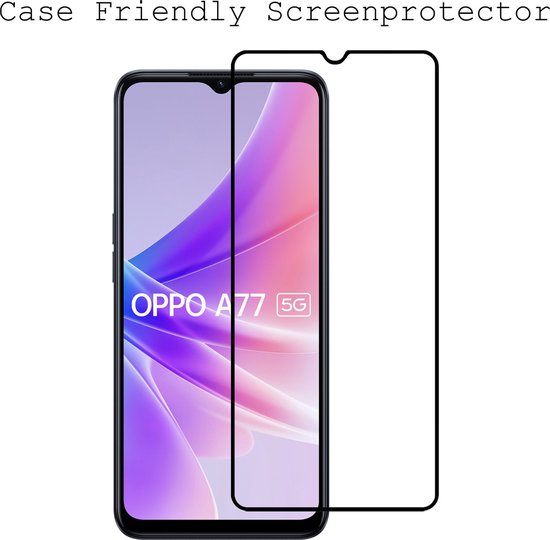 OPPO A77 Protecteur d'écran en Tempered Glass Full Cover - OPPO A77 Protective Glass Screen Protector Glas
