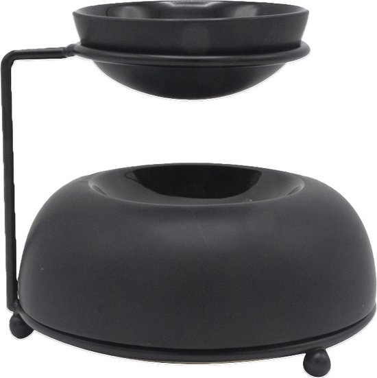Triviaal Afleiding Pretentieloos Scentchips® Brander Bowls mat Zwart waxbrander geurbrander | bol.com