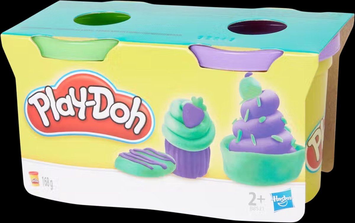 Play Doh Klei - 2 Potjes - 168g (2x 84g) - Kinder Knutsel Klei
