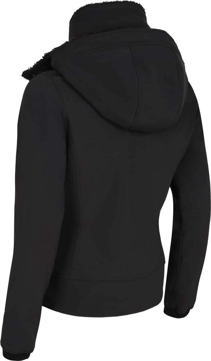 Softshell Shearling jacket Black - L | Winterkleding ruiter