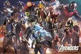 Affiche Grupo Erik Marvel Avengers Endgame - Line x 61 cm