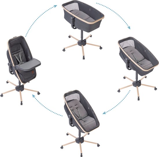 Maxi-Cosi Alba - Kinderstoel - Beyond Graphite - Vanaf de geboorte tot ca. 3 jaar van Maxi-Cosi — afbeelding 2