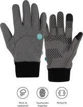 Sinji Waterdichte Handschoenen – Dames & Heren – Touchscreen – Winter – Maat XL - Grijs