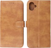 Hoesje Geschikt voor Samsung Galaxy A04 - Book Case Telefoonhoesje - Kaarthouder Portemonnee Hoesje - Wallet Cases - Bruin