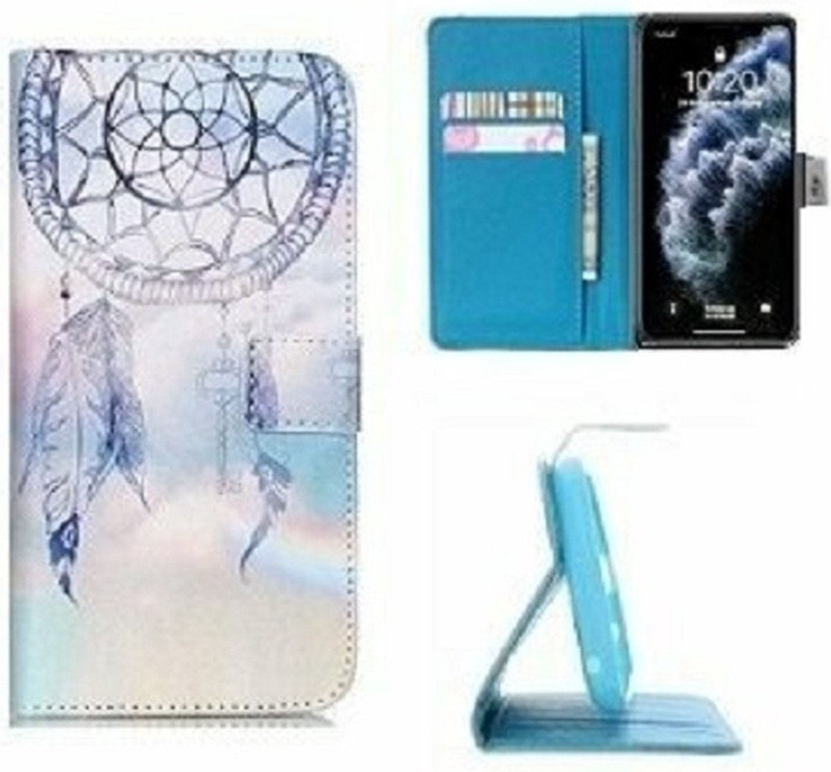 iPhone 11 Pro Max Hoesje Met Pasjeshouder Bookcase Dromenvanger