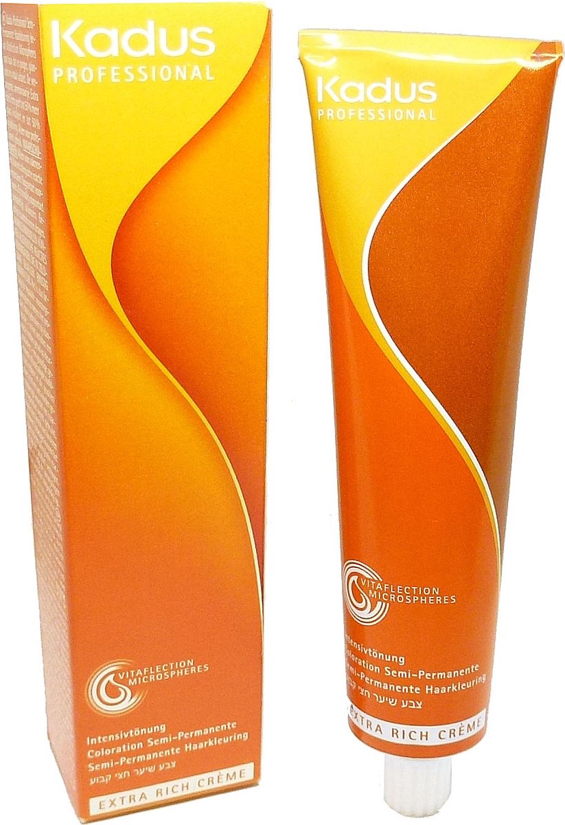 Kadus Professional Demi Permanent Coloration Haarkleuring 60ml - 00/34 Golden Copper Orange / Gold Kupfer Orange