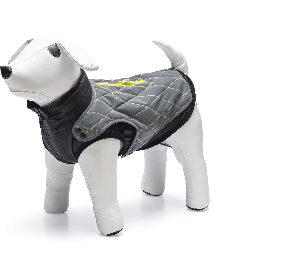 Beeztees Allia - Hondenjas - 32 cm - Zwart Grijs - S