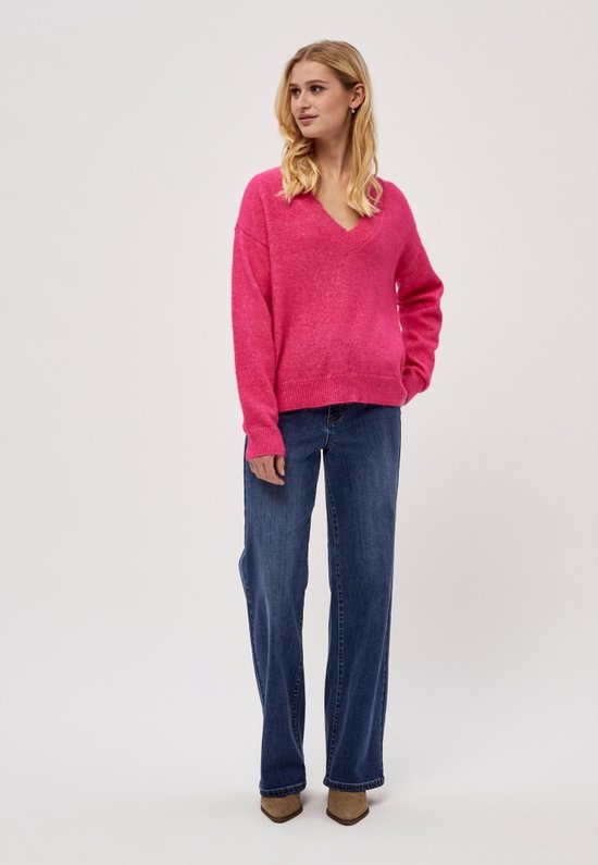 Desires Pullover Benelli Donna In Viscosa EcoVero - Rosa Castello, Taglia XXL