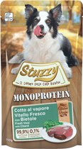 Stuzzy Hondenvoer Monoprotein Graanvrij Kalf - Snijbiet - 12 x 150 gr - Voordeelverpakking