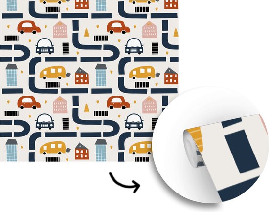 Papier Papier peint photo - Design de Papiers Peints - Garçons - Voiture - Enfants - Largeur 240 cm x Hauteur 260 cm