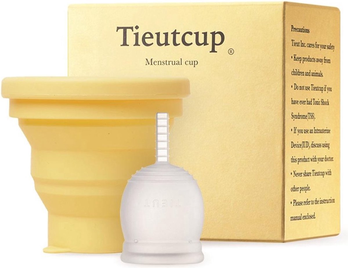 TIEUT Menstrual Cups For Beginners with Silicone Storage Containers [Korean Products] - Tieut