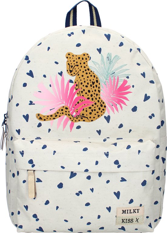 Milky Kiss Fun Vibes Rugzak - Schooltas meisje - Beige