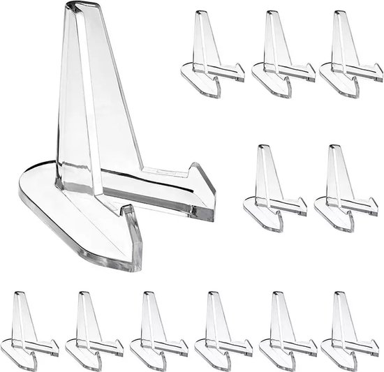 20 stuks | Munt standaard | Small | Pokemon kaarten standaard | Anzichtkaarten | Coinstand | Coin display | Muntstandaard