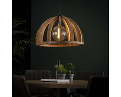 AnLi Style Hanglamp Ø60 gebogen houten spijlen