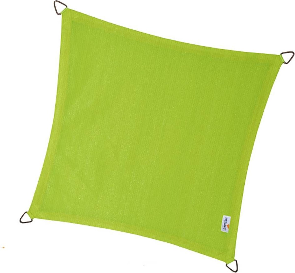 Compleet pakket: Nesling Coolfit 3,6x3,6 Lime Groen met bevestigingsset en buitendoekreiniger