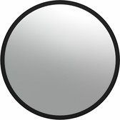 vidaXL Miroir de circulation d'intérieur Convexe Ø40 cm Acrylique Noir