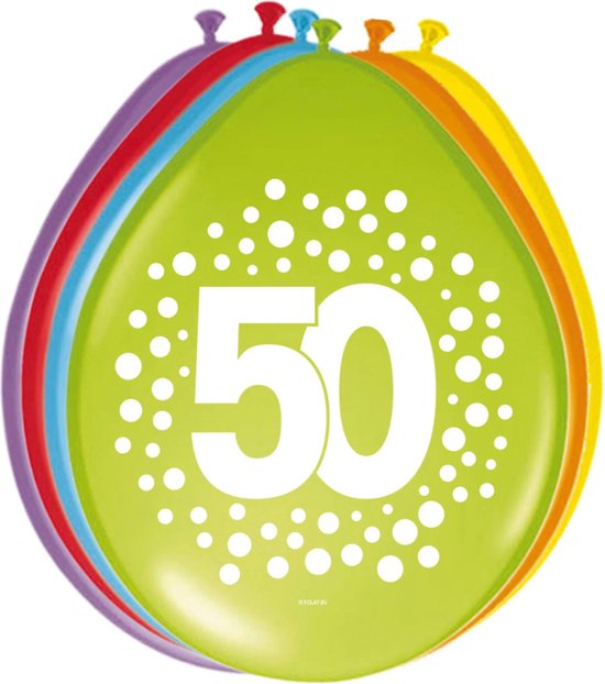 Folat gouden jubileum markeerlint - 50 jaar - feestartikelen | Fun en Feest